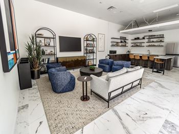 Resident hang out at the arza apartments